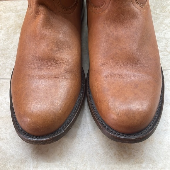 Forastero Men Boots Leather Texas Cowboy Made In Mexico Brown Shoes Size 8.5 - Picture 5 of 16